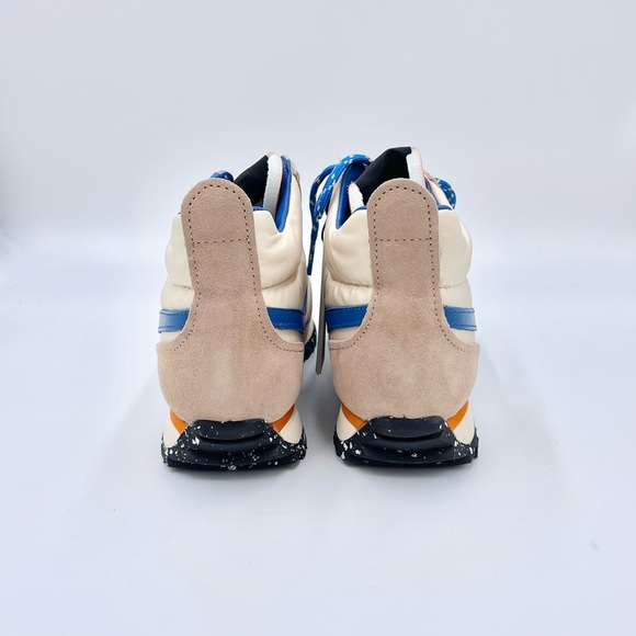 NEW Rag & Bone Retro Hiker Houndstooth Buff Sand Blue Sneaker Women’s size 7 - Picture 7 of 14